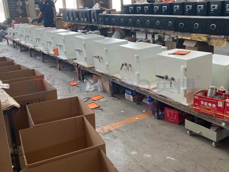 Hebei Yingbo Safe Boxes Co., Ltd خط إنتاج الشركة المصنعة
