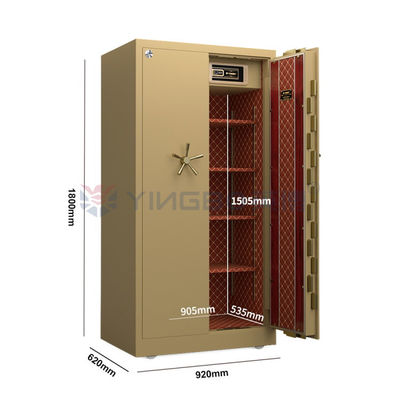 جهاز إنذار مزدوج بصمات الأصابع قفل صندوق آمن غرفة قبو متحركة صندوق آمن YB/DK180-3C
