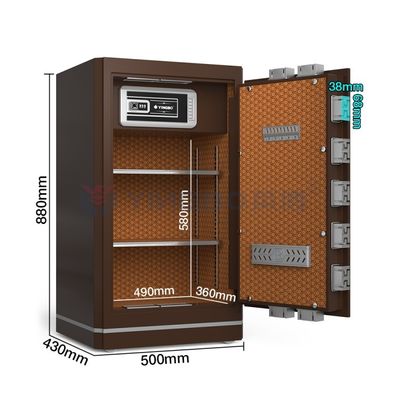 H880mm صندوق آمن منزلي قفل رقمي إلكتروني