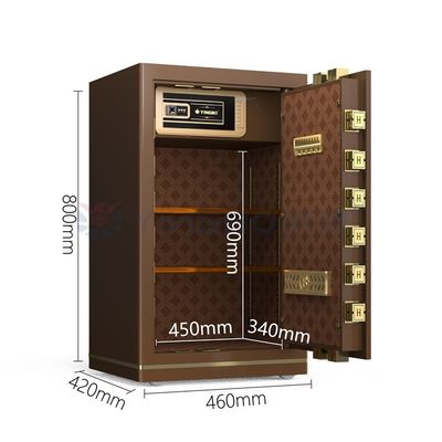 صندوق آمن ذكي مزدوج الإنذار لأمن المكتب H800mm YB/N7-80