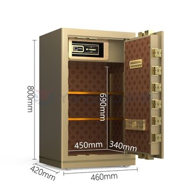 قفل بصمة اليد البيومترية الصندوق الآمن الذكي للأمن في المكاتب 46kg YB/N7-80