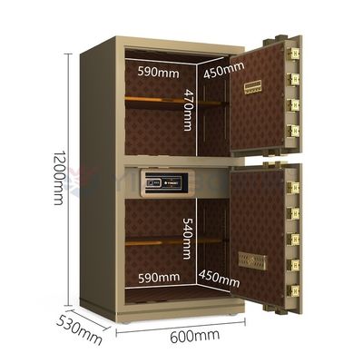 H1200mm الصلب الصلب الذكي المكتب الخزنة صندوق إنذار مزدوج قفل بصمة الأصابع