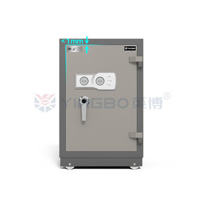 H680mm فولاذ صلب 1 ساعة صندوق آمن ضد الحريق مضاد للسرقة YB / FG-68 آمن ضد الحرارة