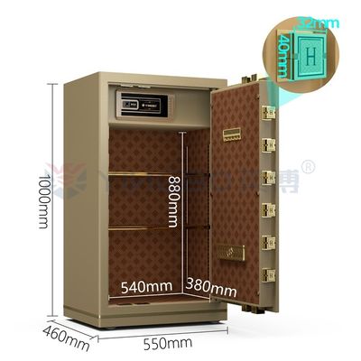 القفل الإلكتروني الرقمي الصندوق الآمن الفاخر لأمن المكتب YB/N7-100