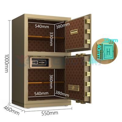 صندوق آمن إلكتروني رقمي H1000mm للسلامة المكتبية YB/N7-100D