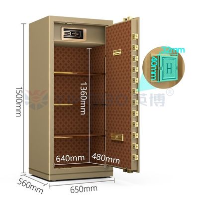 الصلب الصلب الرقمي القفل الإلكتروني المكتب الخزنة YB/N7-150