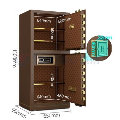 120 كيلوغرام بطاقة الاختراع المسامير إنذار مزدوج صندوق آمن قفل إلكتروني YB/N7-150D