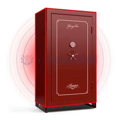 صندوق الأمان الإلكتروني صندوق خزائن الأسلحة الثقيلة المضاد للحريق مع صندوق تخزين مقاوم للحريق بشهادة UL