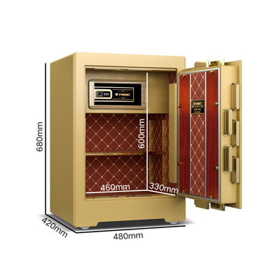 صندوق قفل بصمات الأصابع الوقائي ضد الحريق التجاري H680mm YB/ZY-60