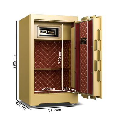 5.5 مكعب أقدام مزدوج إنذار بنكية آمنة 126±2kg 4 طرق مفتوحة الخزنة الذكية YB / ZY-80