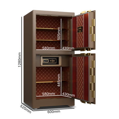 بصمة أصابع الفولاذ الصلب الصلب الصندوق الصحي التجاري الصندوق المصرفي الصنف البيومتري H1280mm