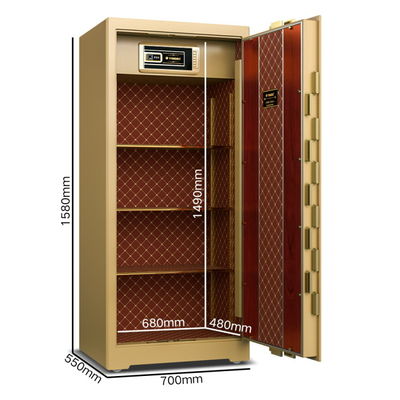 17 Cu Ft OEM الودائع التجارية آمنة البصمات البيومترية قفل الأمن آمنة YB / ZY-150