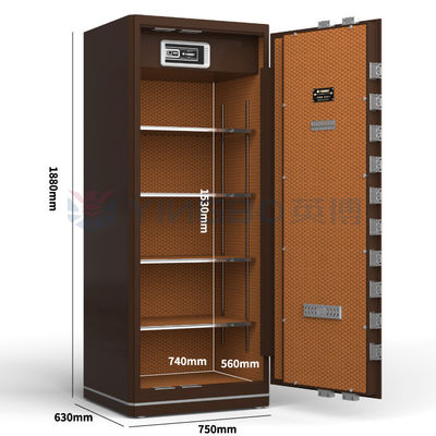 قفل بصمة أصابع بيومترية صندوق آمن منزلي كبير للأمن H1880mm YB/N6-180