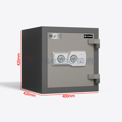 H420mm صندوق أمان للأوراق المال المجوهرات صندوق آمن مضاد للحريق الصلب الصلب