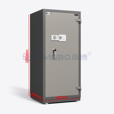 صندوق آمن مضاد للحريق يزن 235 كيلوغراماً مفاتيح مزدوجة قفل فولاذ صلب