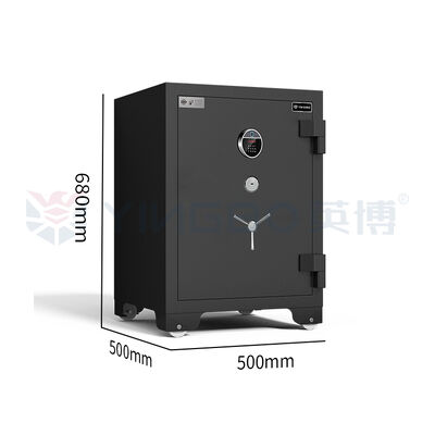 خزنة مقاومة للحريق شديدة التحمل مع نظام إنذار بقفل بصمة الإصبع