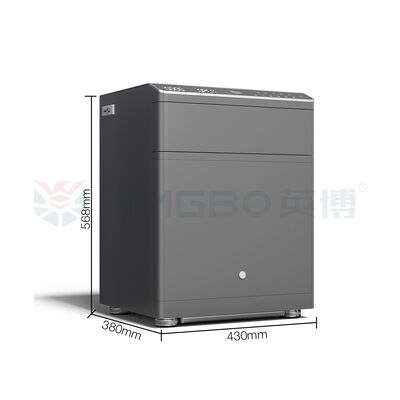 صندوق أمان ليلي ببصمة الإصبع البيومترية، هيكل فولاذي صلب لأمن المنزل