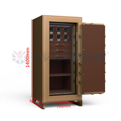 الحجم الكبير الفاخر البيانو نهاية مجوهرات صندوق آمن ساعة ويندر أفضل مجوهرات آمن التخزين للمنزل