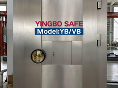 باب قبو من الفولاذ المقاوم للصدأ ثلاثي القفل