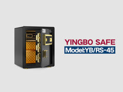 YB/RS-45 بصمات الأصابع قفل خزائن المنزل الأسود