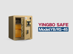 YB/RS-45 بصمات الأصابع قفل منزل الخزائن الذهبية