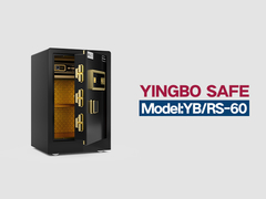 YB/RS-60 بصمات الأصابع قفل خزائن المنزل الأسود