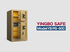 YB/RS-80D بصمات الأصابع قفل خزائن المنزل الذهبية