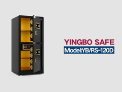 YB/RS-120D بصمات الأصابع قفل خزائن المنزل الأسود