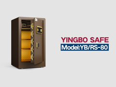 YB/RS-80 بصمات الأصابع قفل منزل الخزائن القهوة