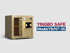 بصمة الأصابع قفل مكتب صندوق آمن H350mm