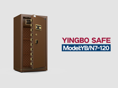 95 كيلوغرام جهاز إنذار مزدوج مكتب صندوق آمن قفل بصمة