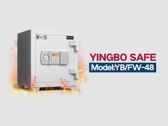 صندوق آمن ضد الحريق YB/FW-48 أبيض