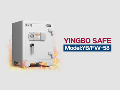 صندوق آمن ضد الحريق YB/FW-58 أبيض