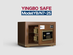 YB-N7-25-خزنة المكتب - القهوة القفل الإلكتروني