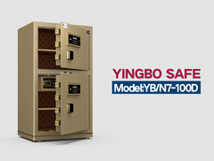 YB-N7-100D-صندوق آمن للمكتب -القفل الإلكتروني الذهبي