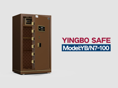 YB-N7-100-خزنة المكتب - القهوة القفل الإلكتروني