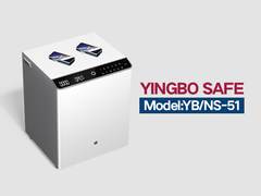 YB-NS - طاولة نوم من الصلب الصلب الأبيض