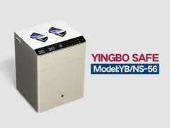 YB-NS-صلب صلب درج كريم طاولة النوم