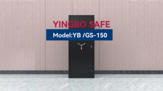 مسدس أسود آمن مع ضوء LED